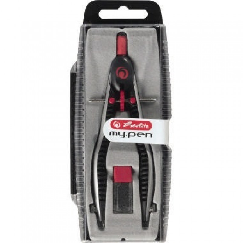 Herlitz Schnellverstellzirkel my.pen 11122322 schwarz/grau