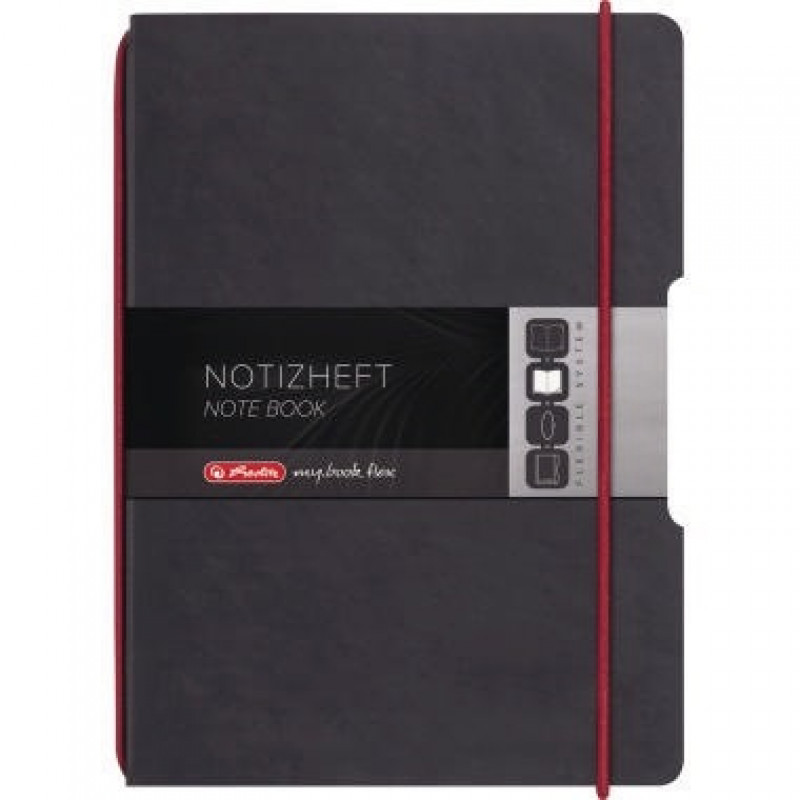 Herlitz Notizheft flex 11361813 Lederoptik DIN A4 40Blatt kariert Herlitz Notizheft flex 11361813 Lederoptik DIN A4 40Blatt kariert