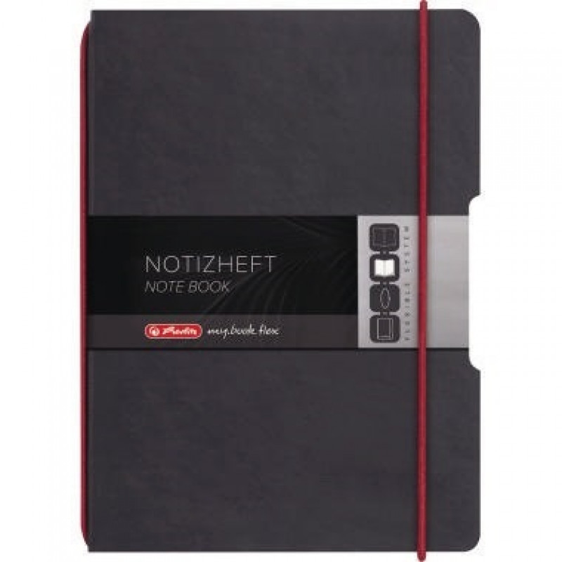 Herlitz Notizheft flex 11361847 Lederoptik DIN A6 40Blatt kariert Herlitz Notizheft flex 11361847 Lederoptik DIN A6 40Blatt kariert