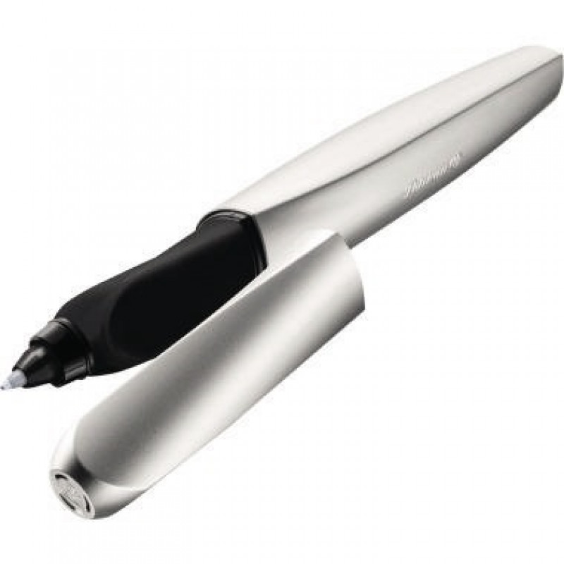 Pelikan Tintenroller Twist R457 947432 Kappenmodell silber Pelikan Tintenroller Twist R457 947432 Kappenmodell silber