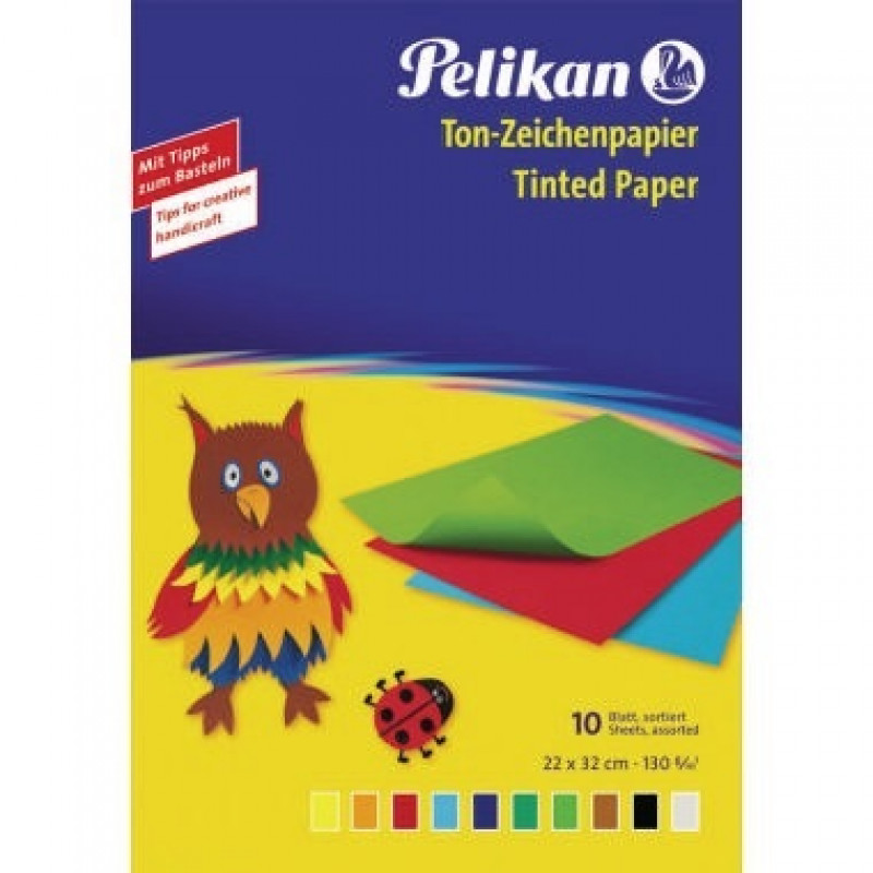 Pelikan Tonzeichenpapier 240 M/10 137968 sortiert 10 Bl./Pack. Pelikan Tonzeichenpapier 240 M/10 137968 sortiert 10 Bl./Pack.