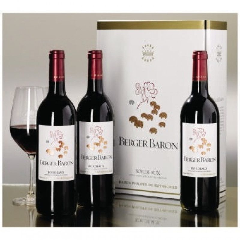 Wein Berger Baron 0,75l rot 3 St./Pack. Wein Berger Baron 0,75l rot 3 St./Pack.