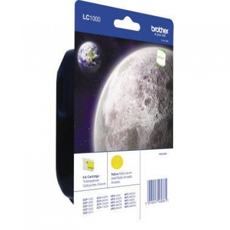 Brother Tintenpatrone LC1000Y 400Seiten gelb Brother Tintenpatrone LC1000Y 400Seiten gelb