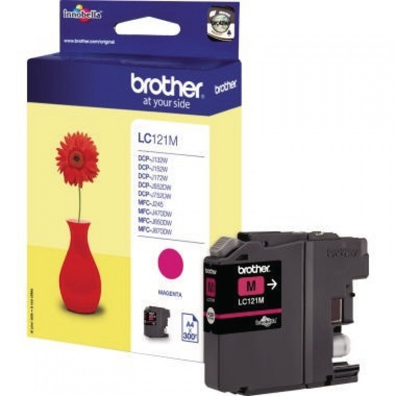 Brother Tintenpatrone LC121M 300Seiten magenta Brother Tintenpatrone LC121M 300Seiten magenta