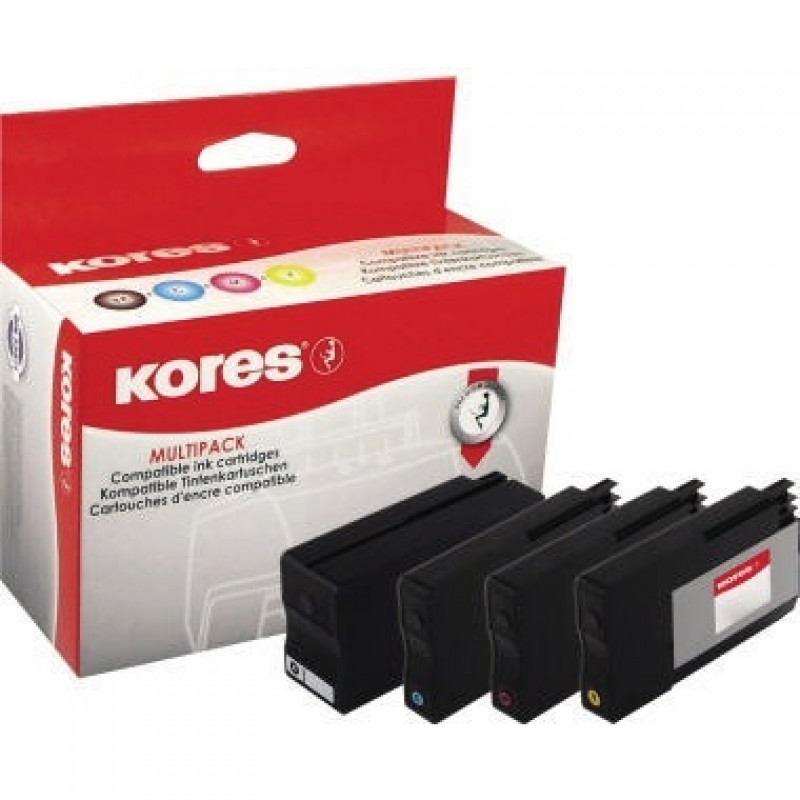 Kores Tintenpatrone G1722KIT wie HP 950XL/951XL sw/c/m/y 4 St./Pack. Kores Tintenpatrone G1722KIT wie HP 950XL/951XL sw/c/m/y 4 St./Pack.