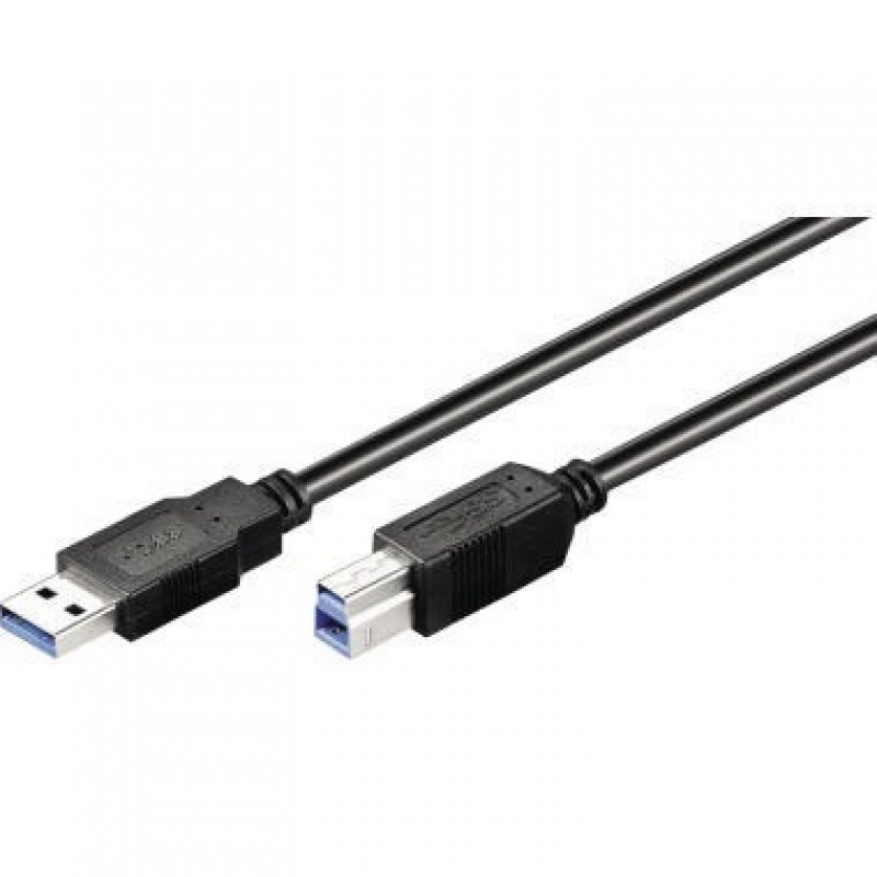 Goobay USB Kabel 93655 USB 3.0 1,8m A/B-Stecker schwarz Goobay USB Kabel 93655 USB 3.0 1,8m A/B-Stecker schwarz