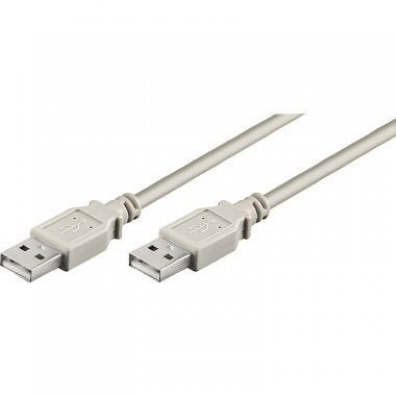Goobay USB Kabel 93376 USB 2.0 3m A/A-Stecker grau Goobay USB Kabel 93376 USB 2.0 3m A/A-Stecker grau