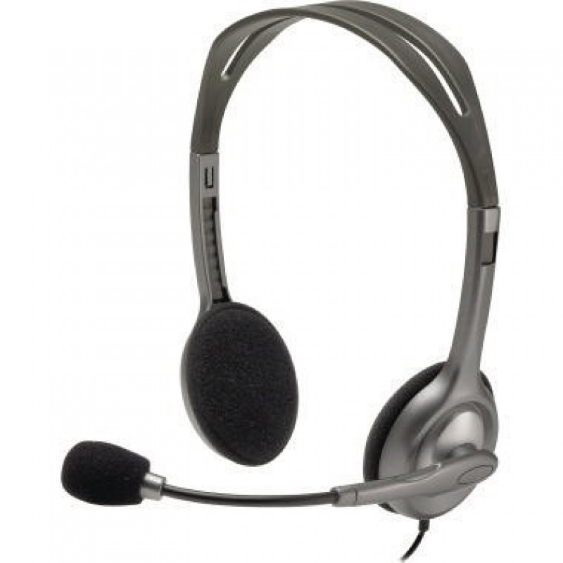 Logitech Headset H110 981-000271 Stereo USB silber Logitech Headset H110 981-000271 Stereo USB silber