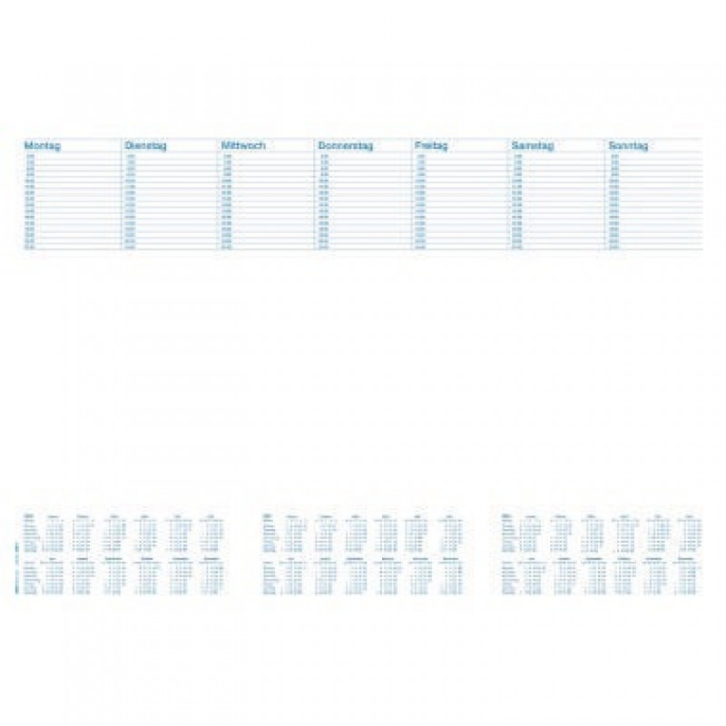 RNK Schreibunterlage Office 46617 Blanko mit Kalendarium 30Blatt