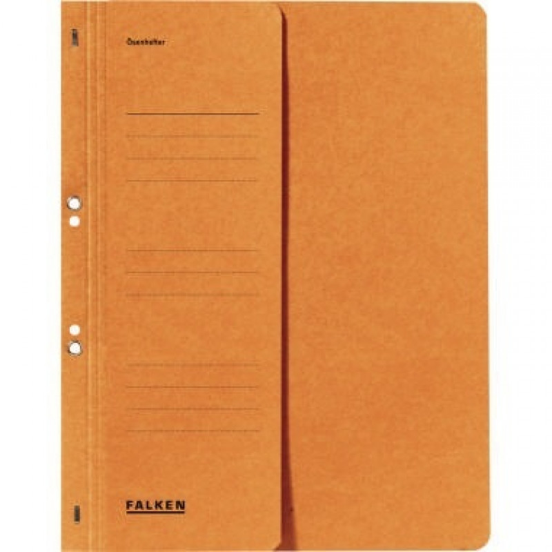 Falken Ösenhefter 80000516 DIN A4 kaufm. Heftung 250g Karton orange Falken Ösenhefter 80000516 DIN A4 kaufm. Heftung 250g Karton orange