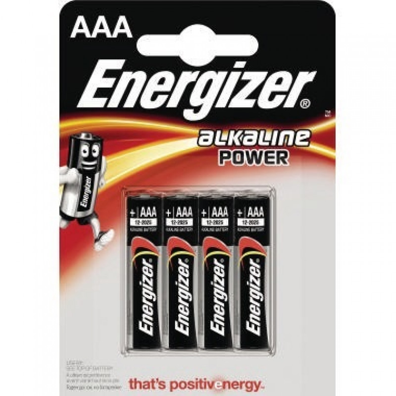 Energizer Batterie Alkaline Power E300132600 AAA Micro 4 St./Pack. Energizer Batterie Alkaline Power E300132600 AAA Micro 4 St./Pack.