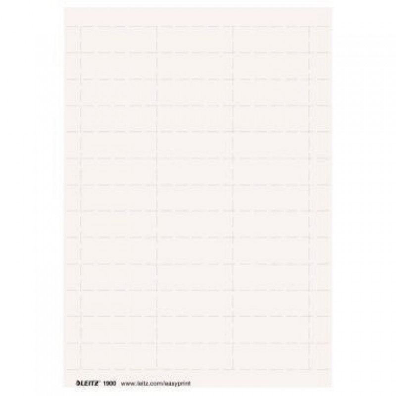 Leitz Beschriftungsschild 19000001 blanko 60x21mm weiß 975 St./Pack. Leitz Beschriftungsschild 19000001 blanko 60x21mm weiß 975 St./Pack.