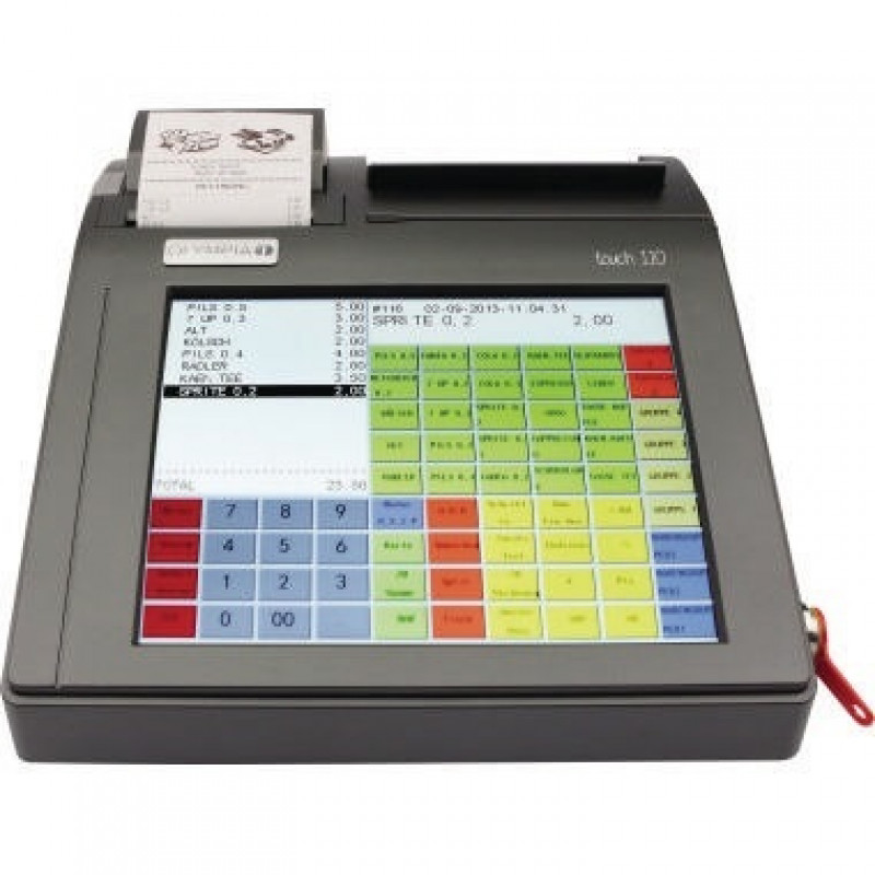 Olympia Registrierkasse touch 110 949900001 farbiges Bedienfeld an Olympia Registrierkasse touch 110 949900001 farbiges Bedienfeld an