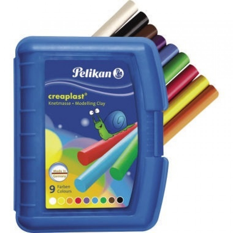 Pelikan Knetmasse Creaplast 198/9B 622415 300g 9Farben 9 St./Pack. Pelikan Knetmasse Creaplast 198/9B 622415 300g 9Farben 9 St./Pack.