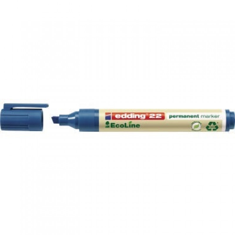 edding Permanentmarker 22 EcoLine 4-22003 1-5mm Keilspitze blau edding Permanentmarker 22 EcoLine 4-22003 1-5mm Keilspitze blau