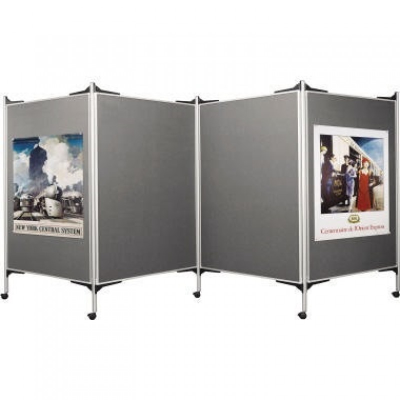 magnetoplan Präsentationswand 1101006 120x150cm 3teilig grau magnetoplan Präsentationswand 1101006 120x150cm 3teilig grau