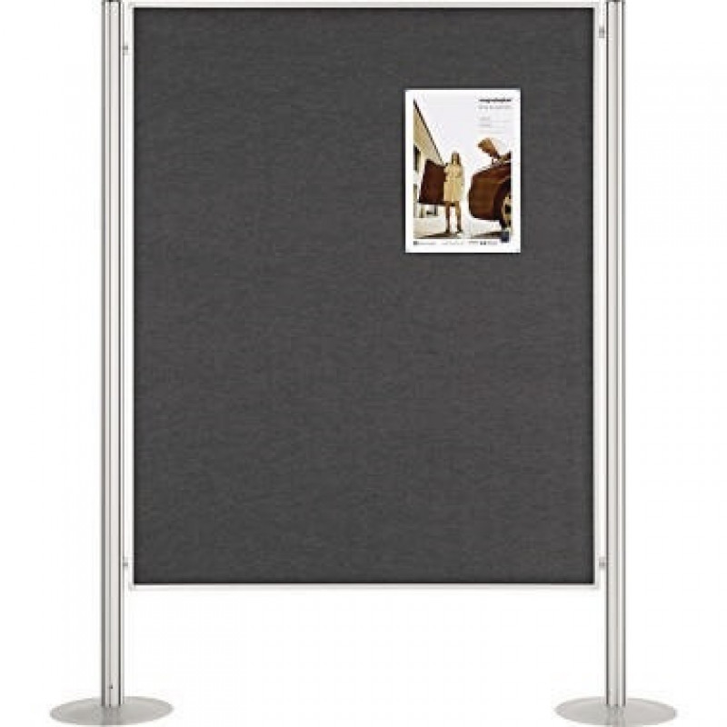 magnetoplan Präsentationswand 1101001 134,5x180cm grau magnetoplan Präsentationswand 1101001 134,5x180cm grau