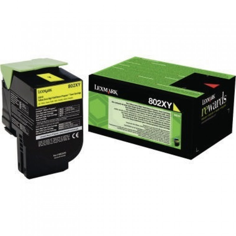 Lexmark Toner 802XY 80C2XY0 4.000Seiten gelb