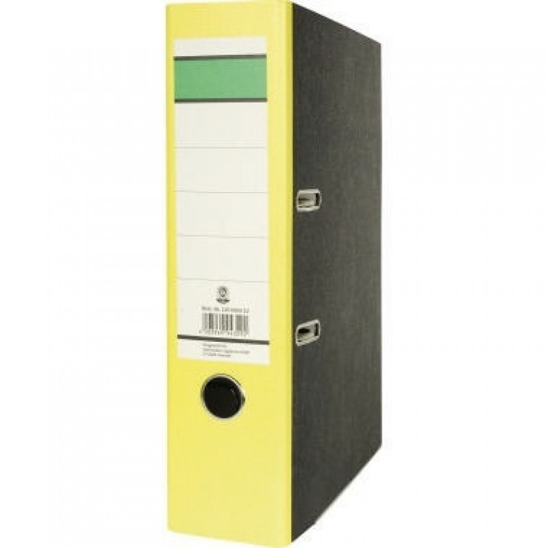 Ordner DIN A4 80mm Recycling Pappe gelb Ordner DIN A4 80mm Recycling Pappe gelb