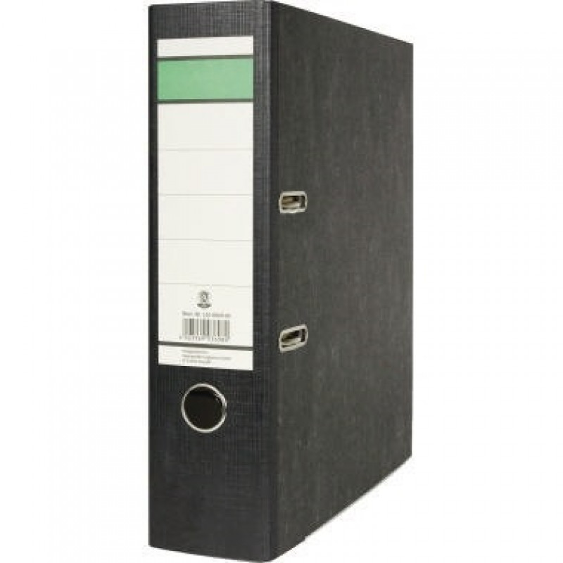 Ordner DIN A4 80mm Recycling Pappe schwarz Ordner DIN A4 80mm Recycling Pappe schwarz