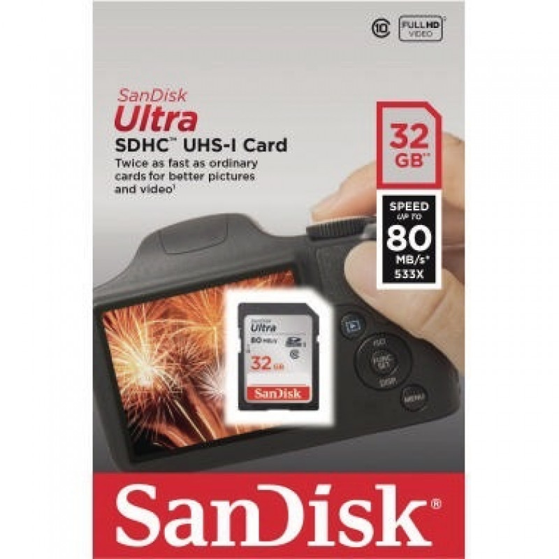 SanDisk Speicherkarte SDSDUNC-032G Ultra SDHC 32GB SanDisk Speicherkarte SDSDUNC-032G Ultra SDHC 32GB