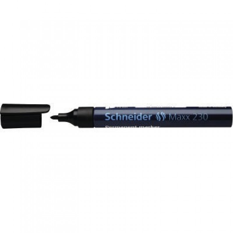 SCHNEIDER Permanentmarker 230 Rundspitze 1-3mm schwarz 123001 SCHNEIDER Permanentmarker 230 Rundspitze 1-3mm schwarz 123001
