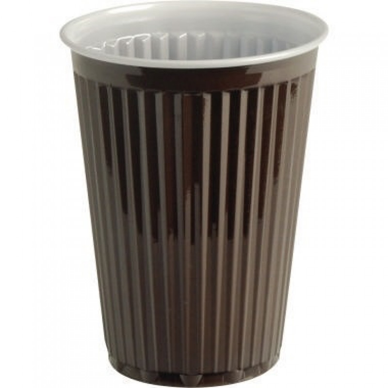 PAPSTAR Thermobecher 16139 0,18l PS braun 100 St./Pack