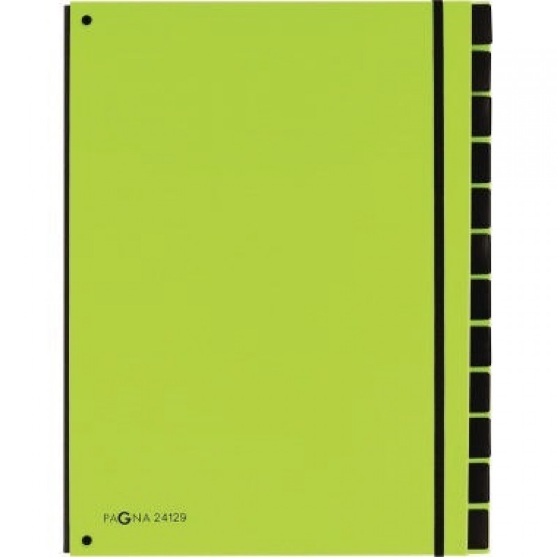 PAGNA Pultordner 24129-17 34x26,5x2cm 12Fächer lindgrün PAGNA Pultordner 24129-17 34x26,5x2cm 12Fächer lindgrün
