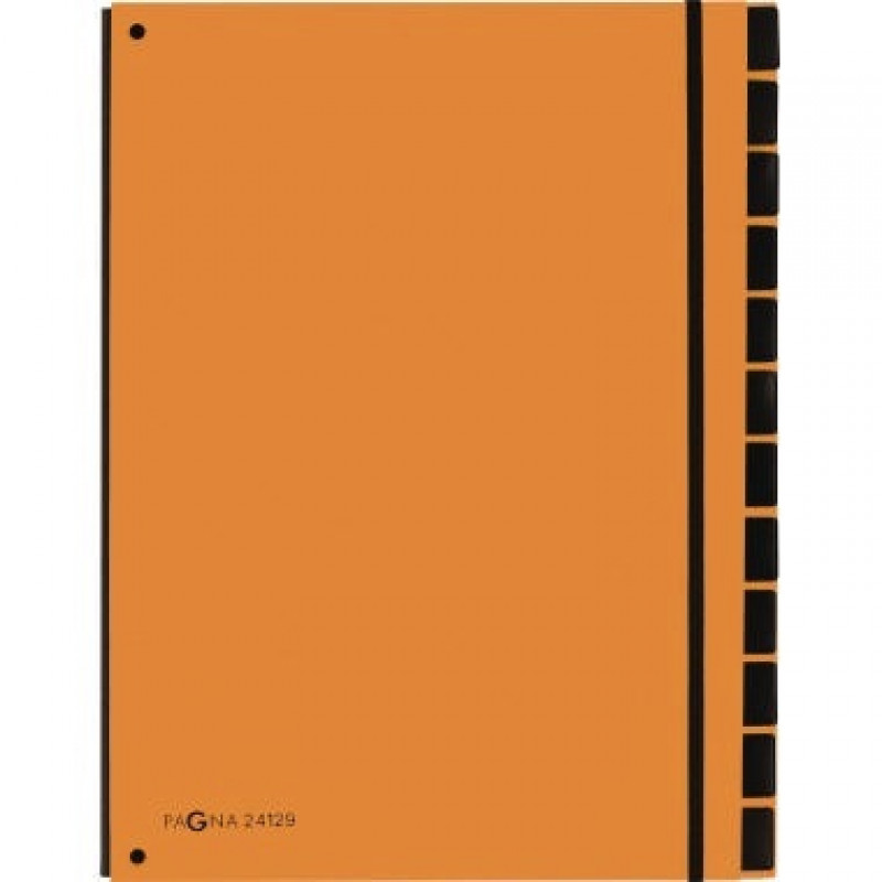 PAGNA Pultordner 24129-09 34x26,5x2cm 12Fächer orange PAGNA Pultordner 24129-09 34x26,5x2cm 12Fächer orange