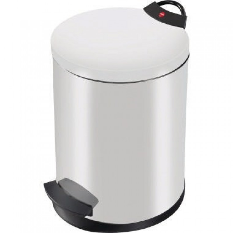 Hailo Tretabfalleimer T2.13 0513-429 13l Stahlblech weiß Hailo Tretabfalleimer T2.13 0513-429 13l Stahlblech weiß