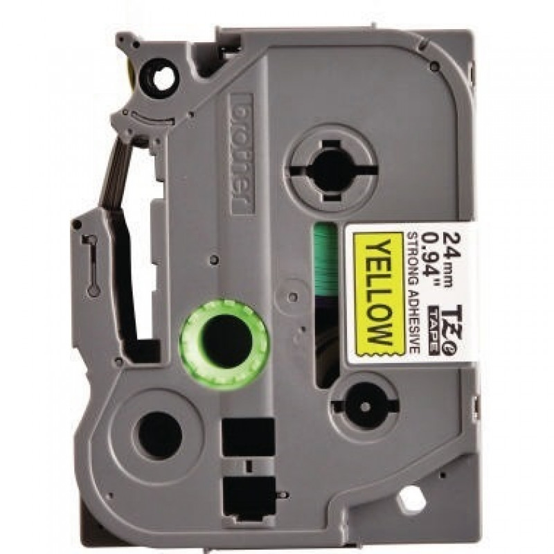 P-touch Schriftband Stark TZES651 laminiert 24mmx8m sw auf ge P-touch Schriftband Stark TZES651 laminiert 24mmx8m sw auf ge