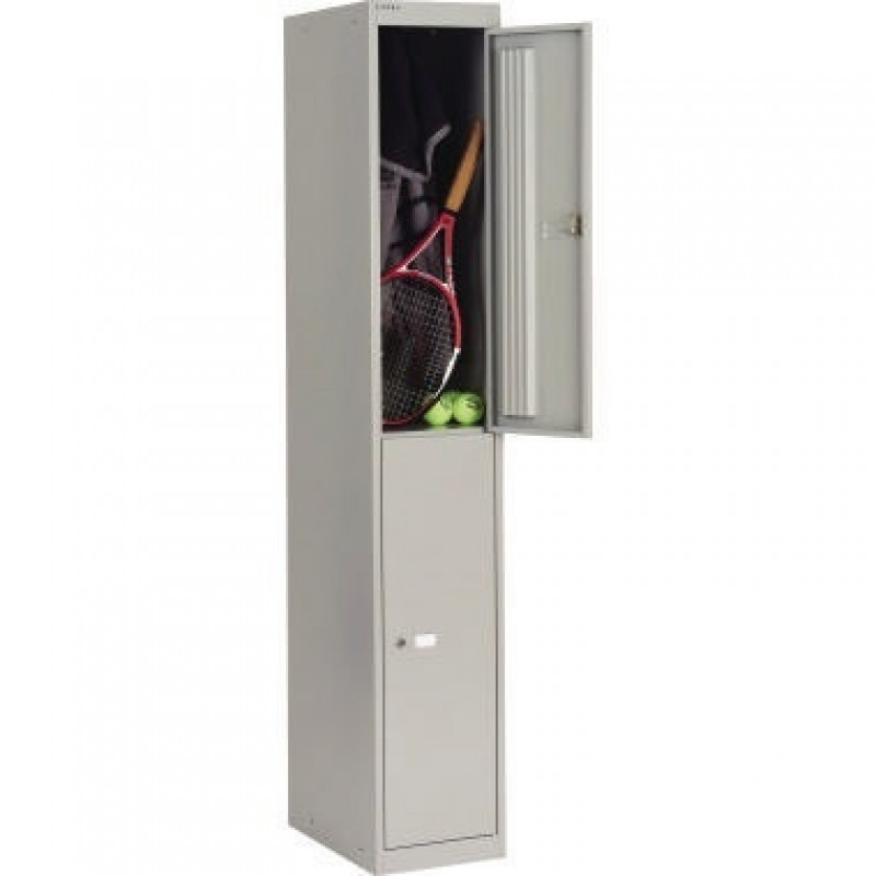 Bisley Garderobenschrank Office CLK182696 2Fächer verkehrsweiß Bisley Garderobenschrank Office CLK182696 2Fächer verkehrsweiß