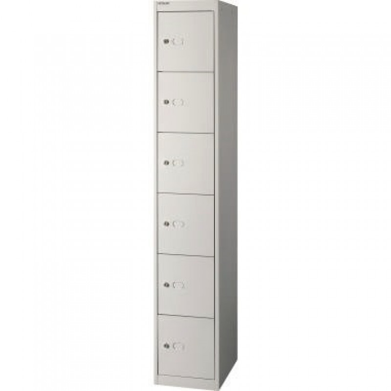 Bisley Garderobenschrank Office CLK186696 6Fächer verkehrsweiß Bisley Garderobenschrank Office CLK186696 6Fächer verkehrsweiß