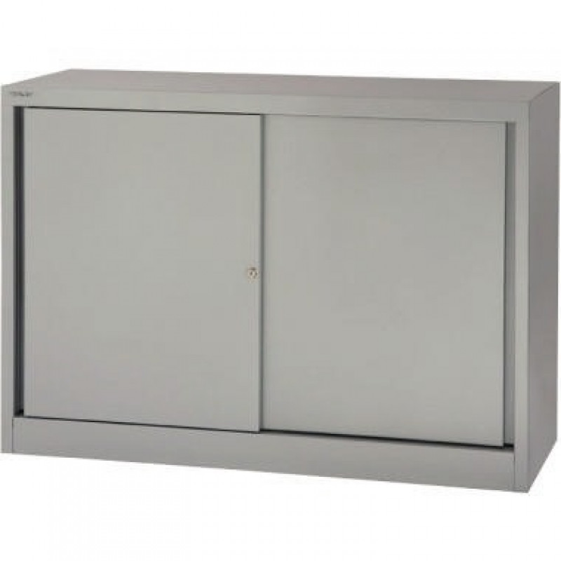 Bisley Schiebetürschrank ECO SD412081S696 1Boden verkehrsweiß Bisley Schiebetürschrank ECO SD412081S696 1Boden verkehrsweiß