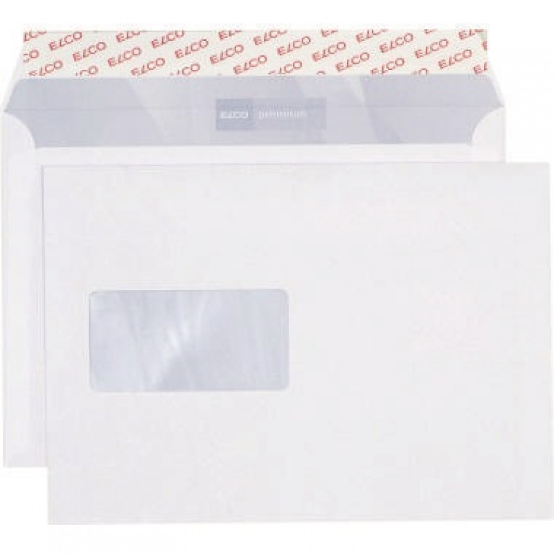 ELCO Briefumschlag premium 32778 C5 80g hk mF weiß 500 St./Pack. ELCO Briefumschlag premium 32778 C5 80g hk mF weiß 500 St./Pack.