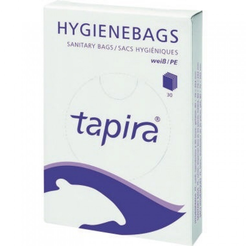 tapira Hygienebeutel 07730025 26,2x7+8cm HDPE 30 St./Pack. tapira Hygienebeutel 07730025 26,2x7+8cm HDPE 30 St./Pack.