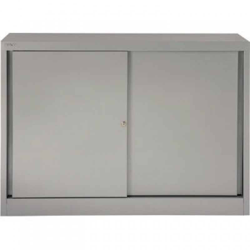 Bisley Schiebetürschrank ECO SD412081S355 1Boden silber Bisley Schiebetürschrank ECO SD412081S355 1Boden silber