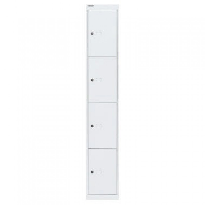 Bisley Garderobenschrank Office CLK184696 4Fachböden verkehrsweiß Bisley Garderobenschrank Office CLK184696 4Fachböden verkehrsweiß
