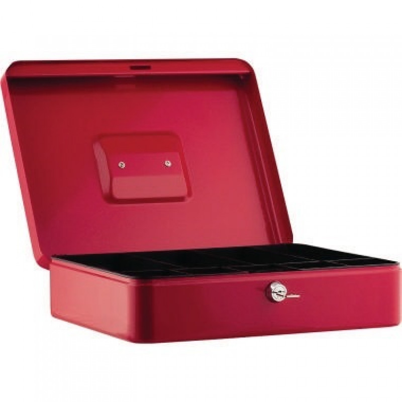 Geldkassette 30x9x24cm 5Fächer rot Geldkassette 30x9x24cm 5Fächer rot