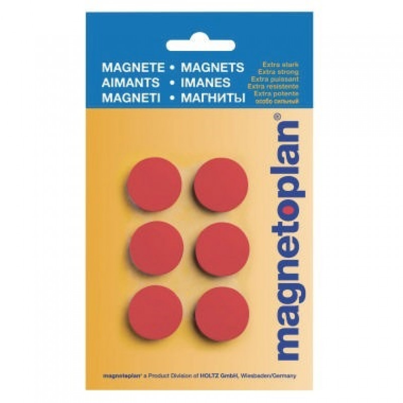 magnetoplan Magnet Discofix Hobby 16645606 25mm rt 6 St./Pack magnetoplan Magnet Discofix Hobby 16645606 25mm rt 6 St./Pack