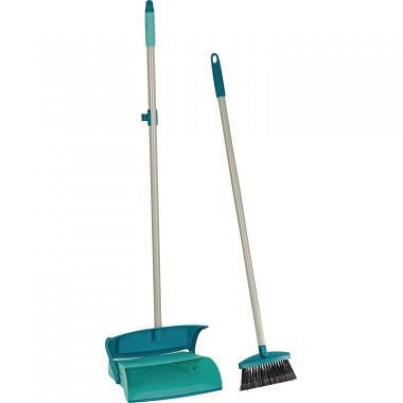 Leifheit Kehrset mit Stiel und Schmutzcontainer 41405 grün Leifheit Kehrset mit Stiel und Schmutzcontainer 41405 grün