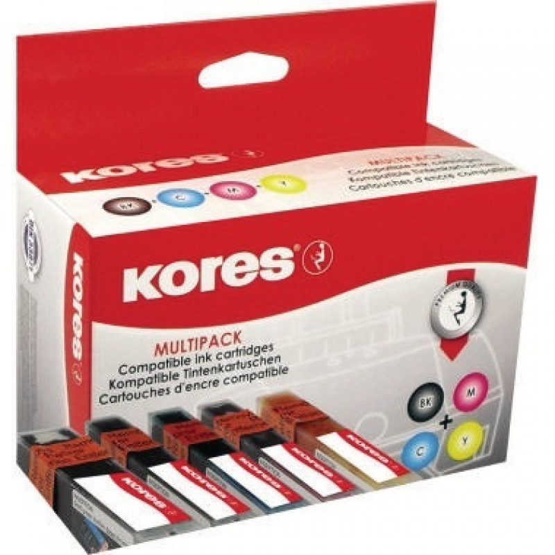 Kores Tintenpatrone G1518KIT wie Canon PGI550XL/CLI551XL 5 St./Pack. Kores Tintenpatrone G1518KIT wie Canon PGI550XL/CLI551XL 5 St./Pack.