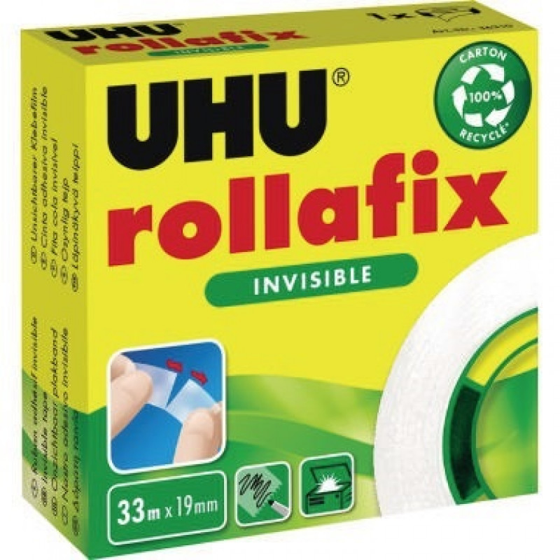 UHU Klebefilm rollafix 36310 19mmx33m invisible UHU Klebefilm rollafix 36310 19mmx33m invisible