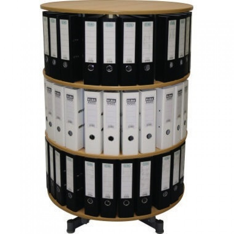 Reef Ordnersäule Typ R2 R2081BB3 81cm 3Etagen buche Dekor Reef Ordnersäule Typ R2 R2081BB3 81cm 3Etagen buche Dekor