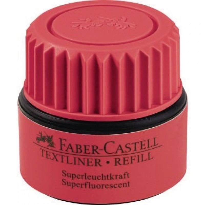Faber-Castell Nachfülltinte TEXTLINER 1549 154921 30ml rot Faber-Castell Nachfülltinte TEXTLINER 1549 154921 30ml rot