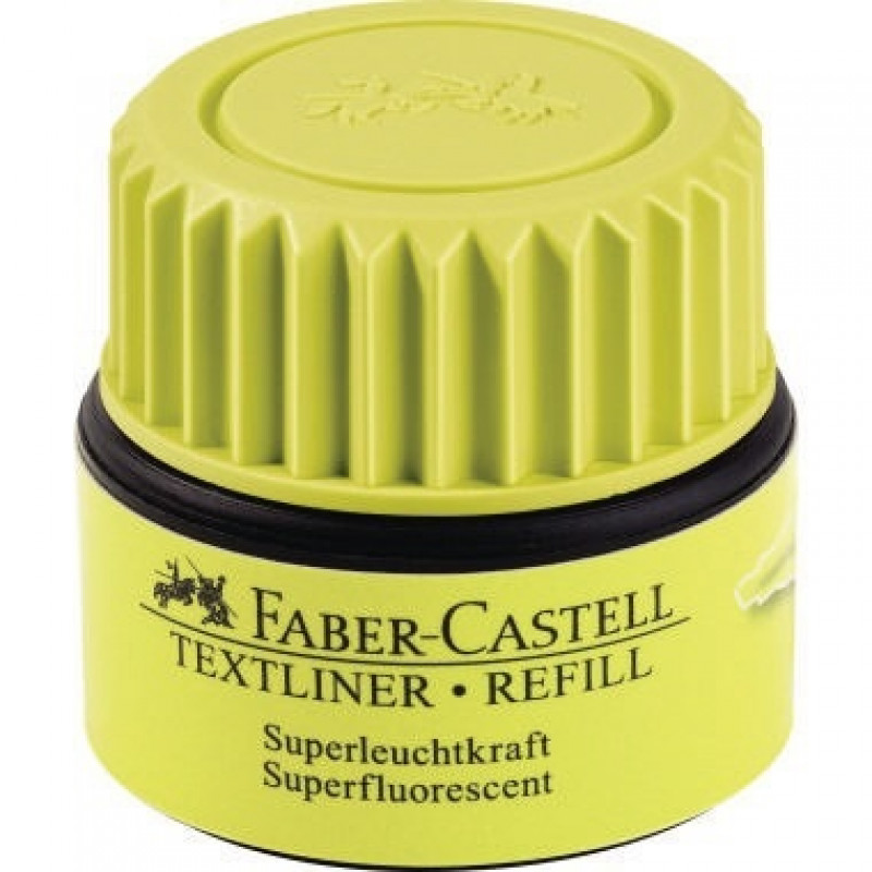 Faber-Castell Nachfülltinte TEXTLINER 1549 154907 30ml gelb Faber-Castell Nachfülltinte TEXTLINER 1549 154907 30ml gelb