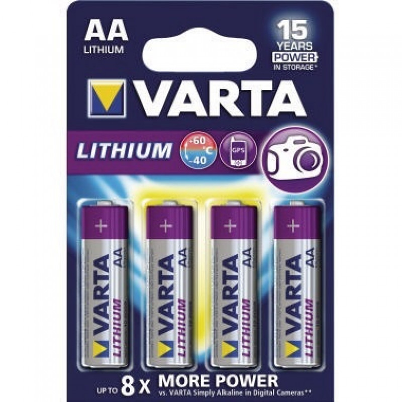 Varta Batterie 6106301404 AA Mignon 1,5V 4 St./Pack. Varta Batterie 6106301404 AA Mignon 1,5V 4 St./Pack.