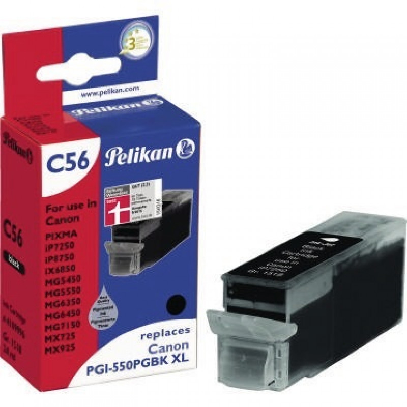 Pelikan Tintenpatrone 4109996 C56 wie Canon PGI550XLPGBK 24ml sw Pelikan Tintenpatrone 4109996 C56 wie Canon PGI550XLPGBK 24ml sw