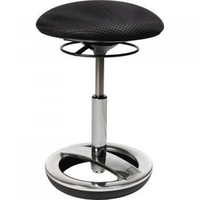 TOPSTAR Hocker Sitness Bob SU49BR0 Fuß chrom Bezug schwarz TOPSTAR Hocker Sitness Bob SU49BR0 Fuß chrom Bezug schwarz