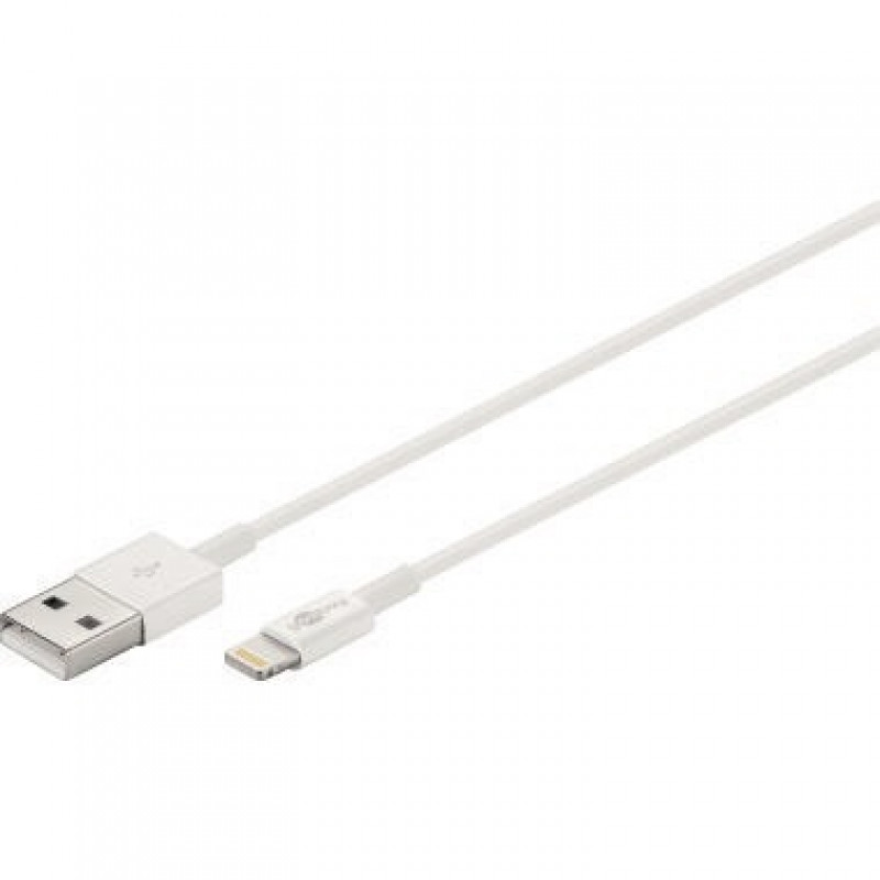 Goobay Ladekabel 43320 1m USB/Apple Lightning weiß Goobay Ladekabel 43320 1m USB/Apple Lightning weiß